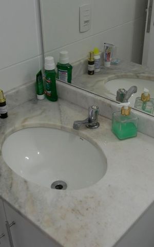 Apartamento à venda com 53m², 2 quartos e 1 vagaQuarto 2 - Suíte/ Banheiro (Pia)