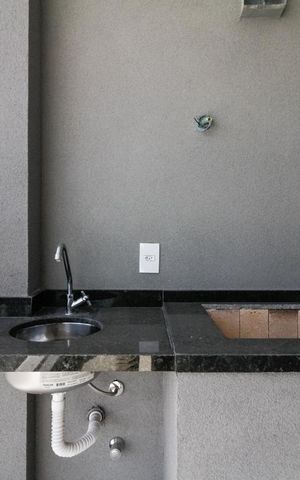 Apartamento à venda com 76m², 2 quartos e 2 vagas Apartamento à venda com 76m², 2 quartos e 2 vagasVaranda Gourmet