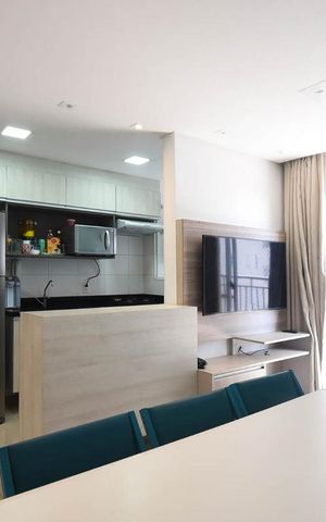 Apartamento à venda com 49m², 2 quartos e 1 vagaSala