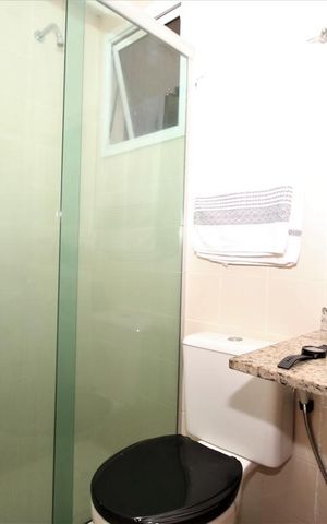 Apartamento à venda com 85m², 3 quartos e 1 vaga Apartamento à venda com 85m², 3 quartos e 1 vagaBanheiro da Suíte