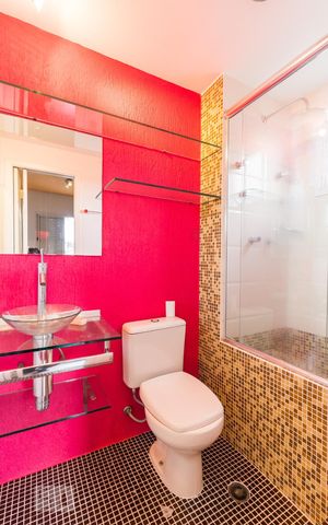 Apartamento à venda com 60m², 2 quartos e 1 vagaBanheiro da suíte