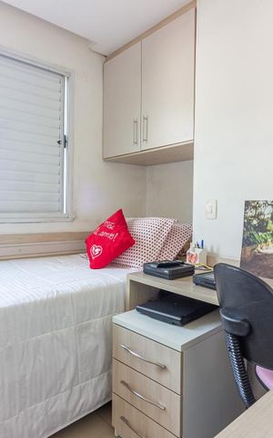 Apartamento à venda com 67m², 3 quartos e 1 vagaQuarto 1