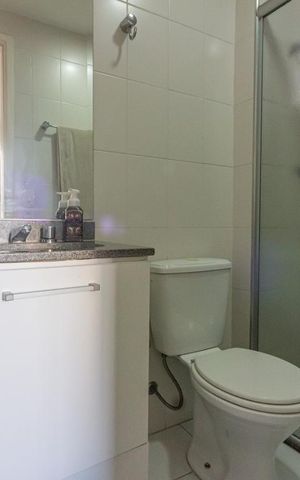 Apartamento à venda com 67m², 3 quartos e 1 vagaBanheiro da Suite