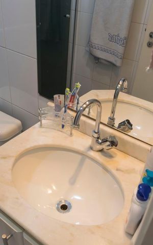Apartamento à venda com 65m², 3 quartos e 2 vagasBanheiro social (Pia)