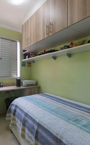 Apartamento à venda com 65m², 3 quartos e 2 vagasQuarto 1