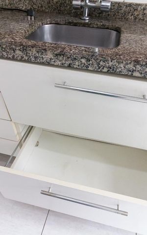Apartamento à venda com 50m², 2 quartos e 1 vagaCozinha - pia e armários