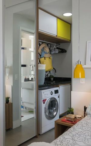 Studio para alugar com 30m², 1 quarto e 1 vagaStudio - Area de serviço