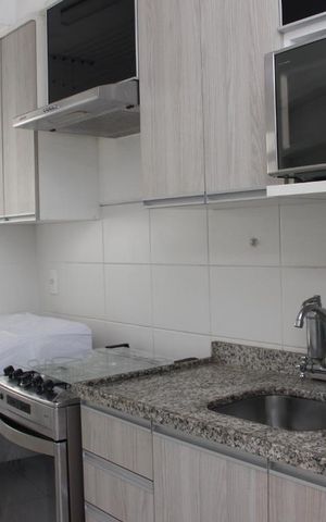 Apartamento para alugar com 55m², 2 quartos e 1 vagacozinha