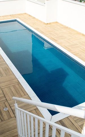 Studio para alugar com 42m², 1 quarto e 2 vagas Studio para alugar com 42m², 1 quarto e 2 vagasÁrea comum - Piscina