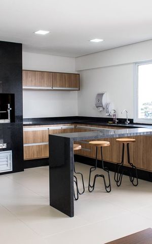 Studio para alugar com 42m², 1 quarto e 2 vagas Studio para alugar com 42m², 1 quarto e 2 vagasÁrea comum - Salão de festas