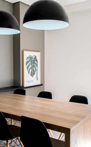 Studio para alugar com 42m², 1 quarto e 2 vagas Studio para alugar com 42m², 1 quarto e 2 vagasSALA REUNIÃO