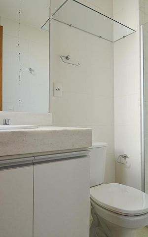 Apartamento à venda com 83m², 3 quartos e 2 vagasBanheiro da Suíte