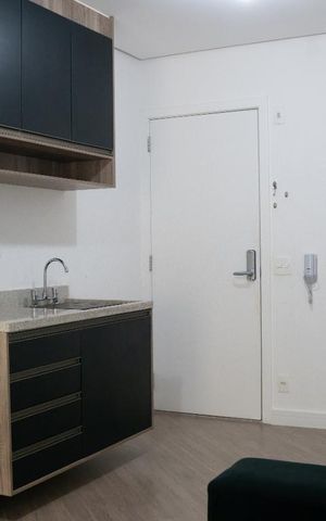 Studio para alugar com 43m², 1 quarto e 1 vagaSala
