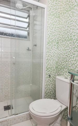 Apartamento para alugar com 52m², 1 quarto e 1 vaga Apartamento para alugar com 52m², 1 quarto e 1 vagaBanheiro