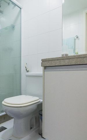 Apartamento para alugar com 78m², 2 quartos e 2 vagas Apartamento para alugar com 78m², 2 quartos e 2 vagasBanheiro