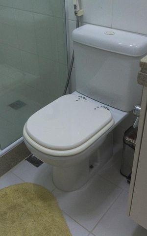 Apartamento para alugar com 78m², 2 quartos e 2 vagas Apartamento para alugar com 78m², 2 quartos e 2 vagasBanheiro da Suíte