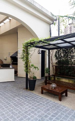 Apartamento à venda com 34m², 1 quarto e 1 vagaChurrasqueira
