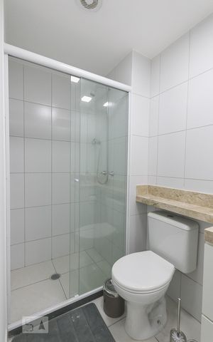 Apartamento à venda com 35m², 1 quarto e sem vagaBanheiro da Suíte