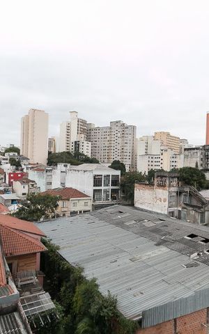 Apartamento à venda com 35m², 1 quarto e sem vagaVista da varanda 