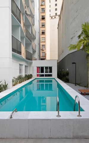 Studio para alugar com 22m², 1 quarto e sem vaga Studio para alugar com 22m², 1 quarto e sem vagaPiscina
