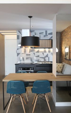 Studio para alugar com 54m², 1 quarto e 1 vagaCozinha