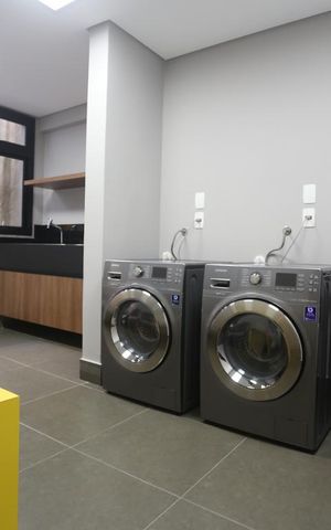 Studio para alugar com 54m², 1 quarto e 1 vagaLavanderia