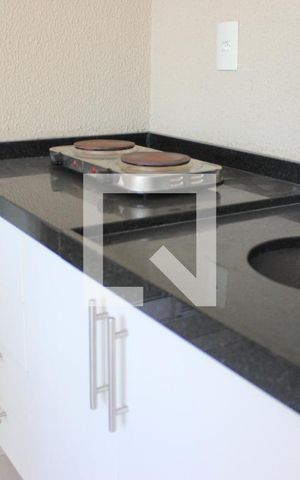 Studio para alugar com 38m², 1 quarto e 1 vagaVaranda da sala e espaço gourmet