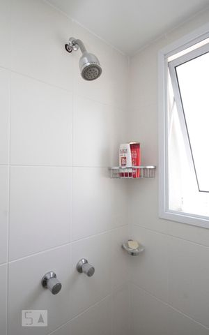 Apartamento para alugar com 60m², 1 quarto e 2 vagasBanheiro da Suíte
