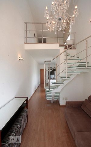 Apartamento para alugar com 60m², 1 quarto e 2 vagasSala