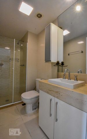 Apartamento para alugar com 51m², 1 quarto e 1 vaga Apartamento para alugar com 51m², 1 quarto e 1 vagaBanheiro