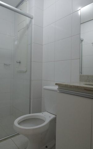 Apartamento para alugar com 66m², 2 quartos e 1 vagaBanheiro da Suíte 1