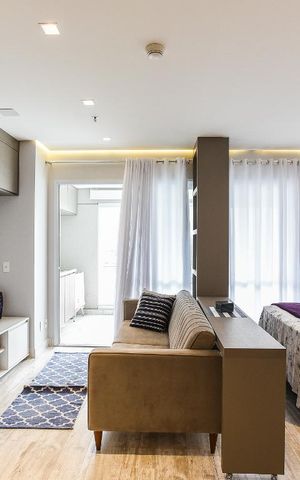 Studio para alugar com 42m², 1 quarto e 1 vaga Studio para alugar com 42m², 1 quarto e 1 vagaStudio