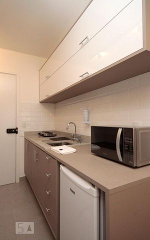 Studio à venda com 35m², 1 quarto e sem vagaCozinha
