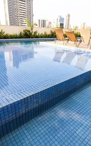 Apartamento para alugar com 43m², 1 quarto e 1 vaga Apartamento para alugar com 43m², 1 quarto e 1 vagaPiscina