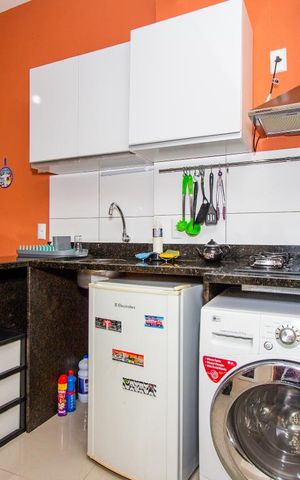 Studio à venda com 27m², 1 quarto e sem vaga Studio à venda com 27m², 1 quarto e sem vagaCozinha