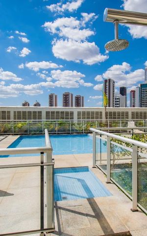Apartamento para alugar com 44m², 1 quarto e 1 vaga Apartamento para alugar com 44m², 1 quarto e 1 vagaPiscina