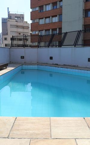 Apartamento à venda com 32m², 1 quarto e 1 vagaPiscina