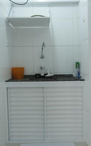 Studio à venda com 40m², 1 quarto e sem vagaCozinha