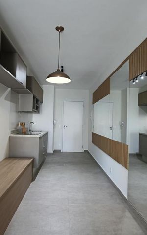 Studio à venda com 42m², 1 quarto e 1 vagaStudio