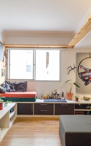 Apartamento para alugar com 59m², 1 quarto e 1 vaga Apartamento para alugar com 59m², 1 quarto e 1 vagaSala