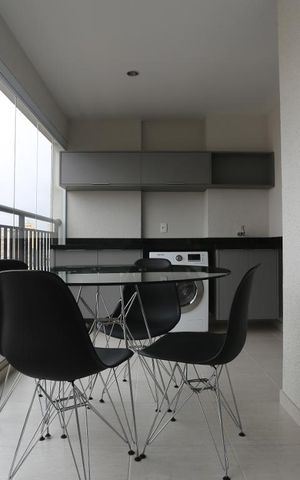 Studio para alugar com 35m², 1 quarto e 1 vagaVaranda