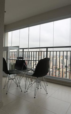 Studio para alugar com 35m², 1 quarto e 1 vagaVaranda
