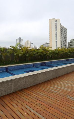 Studio para alugar com 35m², 1 quarto e 1 vagaPiscina