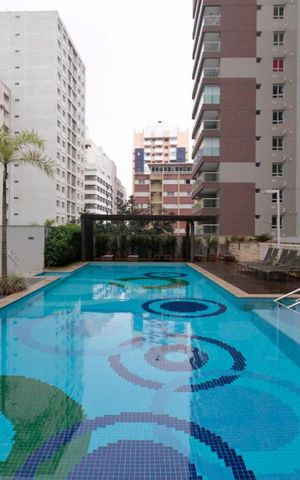Apartamento para alugar com 57m², 1 quarto e 1 vagaPiscina