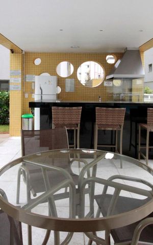 Apartamento para alugar com 57m², 1 quarto e 1 vagaChurrasqueira