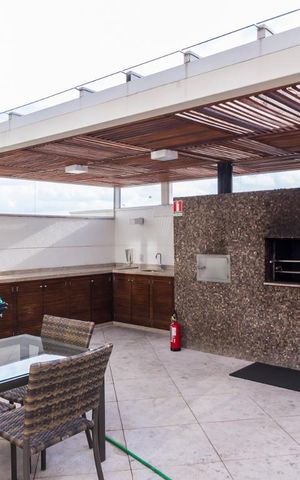 Apartamento à venda com 84m², 3 quartos e 2 vagasChurrasqueira