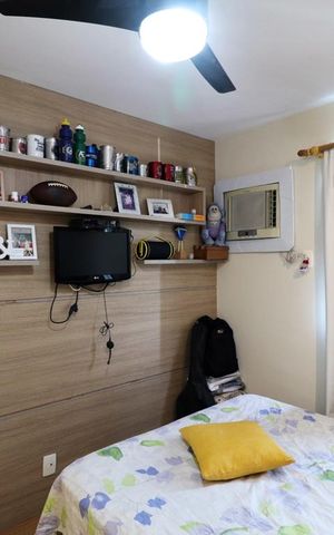 Apartamento à venda com 94m², 3 quartos e 2 vagasQuarto 2