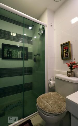 Apartamento à venda com 94m², 3 quartos e 2 vagasBanheiro da Suíte