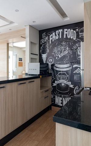 Apartamento à venda com 38m², 1 quarto e 1 vagaCozinha