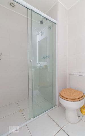 Apartamento à venda com 38m², 1 quarto e 1 vagaBanheiro quarto suíte